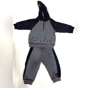 Baby Calvin Klein Sweatsuit with zipper
